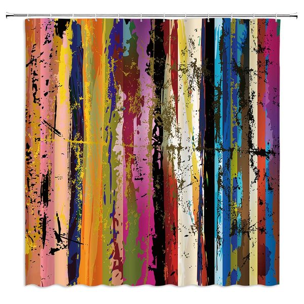 colorful planks shower curtainvintage color graffiti rustic wooden board,70x70 inch polyester fabric bathroom accessories
colorful planks shower curtainvintage color graffiti rustic wooden board,70x70 inch polyester fabric bathroom accessories
