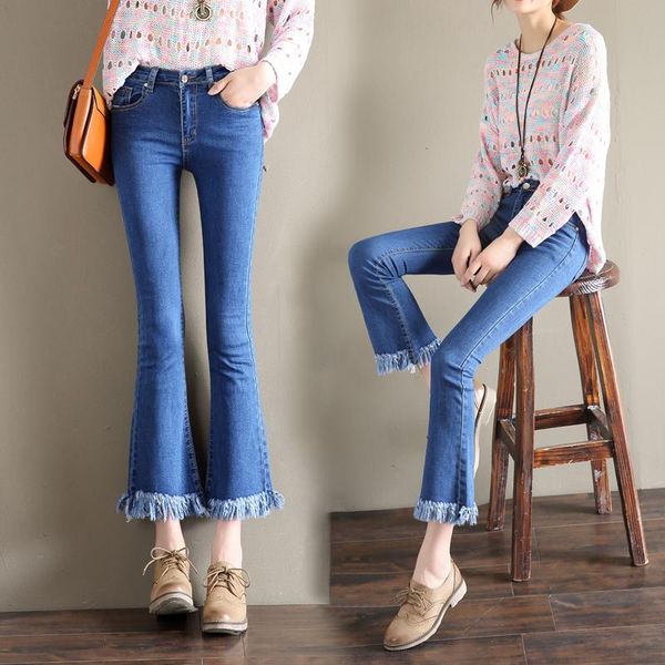 women's jeans boot cut soft for women high waist zipper elastic denim flare pants ankle length femme trousers boyfriend, Blue
women's jeans boot cut soft for women high waist zipper elastic denim flare pants ankle length femme trousers boyfriend, Blue