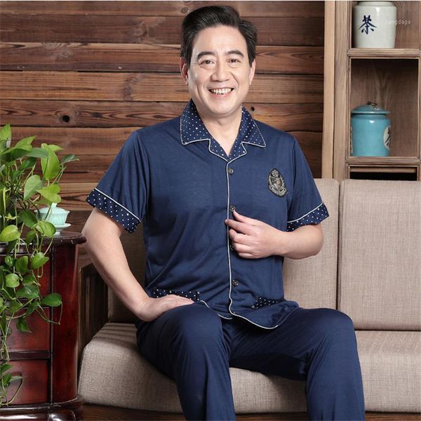 men's sleepwear 2021 pajamas for men 2-piece set father middle aged pjs fashion print home wear cotton nightgown plaid homewear, Black;brown
men's sleepwear 2021 pajamas for men 2-piece set father middle aged pjs fashion print home wear cotton nightgown plaid homewear, Black;brown