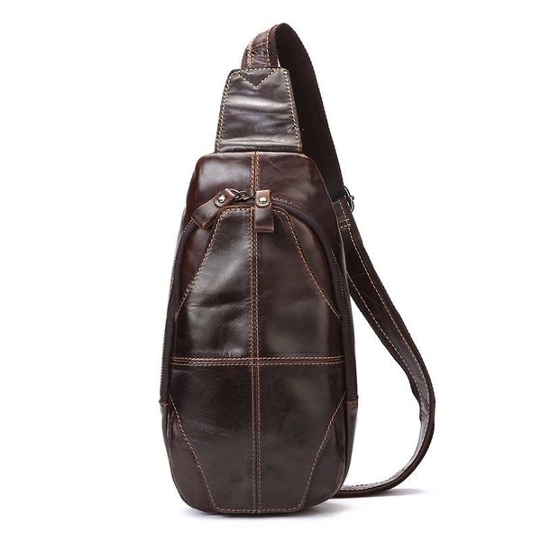 briefcases cow leather men's bag england postman fashion casual busin chest