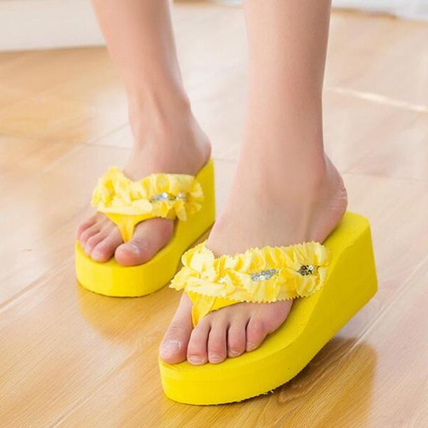 summer style shoes woman sandals nice bohemia flower women flip flops platform wedges slippers beach shoe z515, Black
summer style shoes woman sandals nice bohemia flower women flip flops platform wedges slippers beach shoe z515, Black