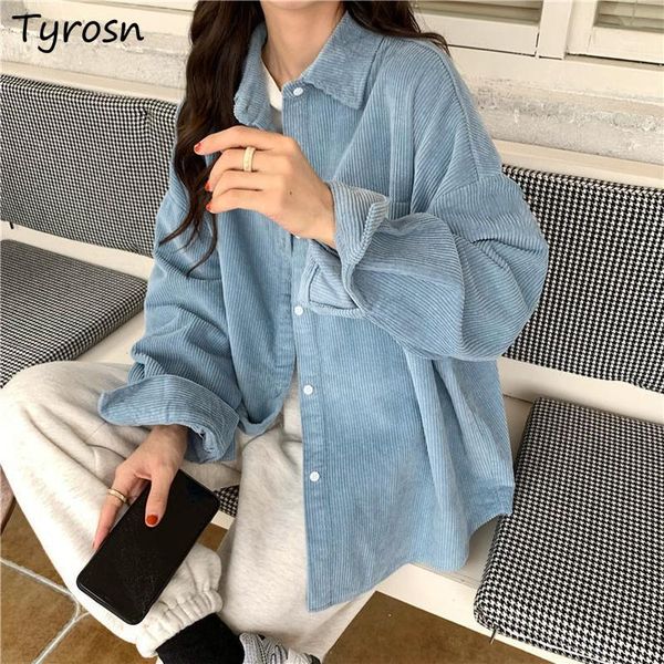 women's jackets women corduroy solid casual basic turn-down collar students harajuku mujer streetwear retro loose vintage ins chic coat, Black;brown
women's jackets women corduroy solid casual basic turn-down collar students harajuku mujer streetwear retro loose vintage ins chic coat, Black;brown