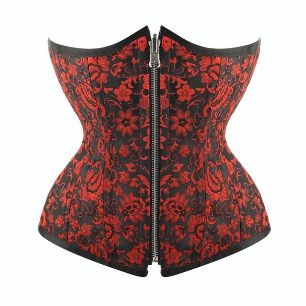 women's steampunk gothic jacquard underbust corset tummy shaper modeling strap brocade punk corselet slimming waist cinchers bustiers &, Black;white
women's steampunk gothic jacquard underbust corset tummy shaper modeling strap brocade punk corselet slimming waist cinchers bustiers &, Black;white