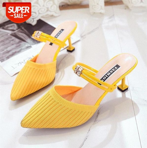 summer women sandals high heel ladies slippers pointed toe slip-on women office pumps casual shoes sandalias mujer #lm4a, Black
summer women sandals high heel ladies slippers pointed toe slip-on women office pumps casual shoes sandalias mujer #lm4a, Black