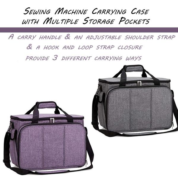 knitting bag oxford cloth machine storage large capacity sewing tools handbag dust cover case accessories notions, Black
knitting bag oxford cloth machine storage large capacity sewing tools handbag dust cover case accessories notions, Black
