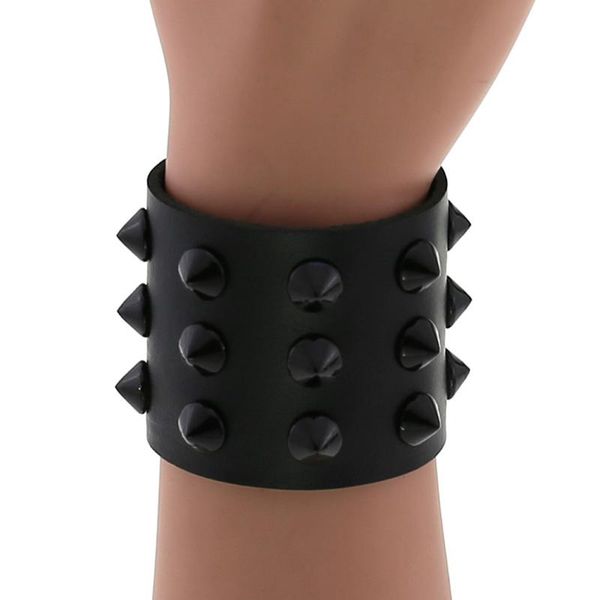 charm bracelets punk faux leather spike bracelet wide snap button wrap wristband for men women gothic emo rock armbands, Golden;silver
charm bracelets punk faux leather spike bracelet wide snap button wrap wristband for men women gothic emo rock armbands, Golden;silver