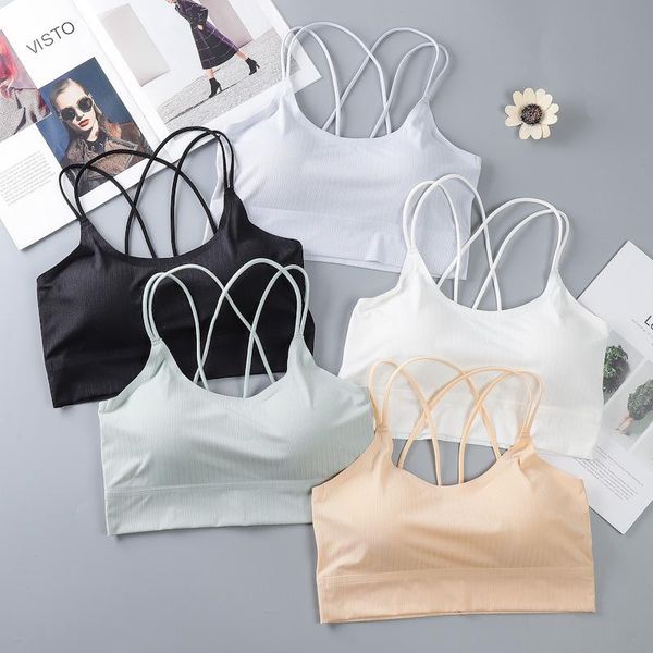 yoga outfit shockproof cross strap bra women's gym sports for running with flexed-up hem fitness workout cropped
yoga outfit shockproof cross strap bra women's gym sports for running with flexed-up hem fitness workout cropped