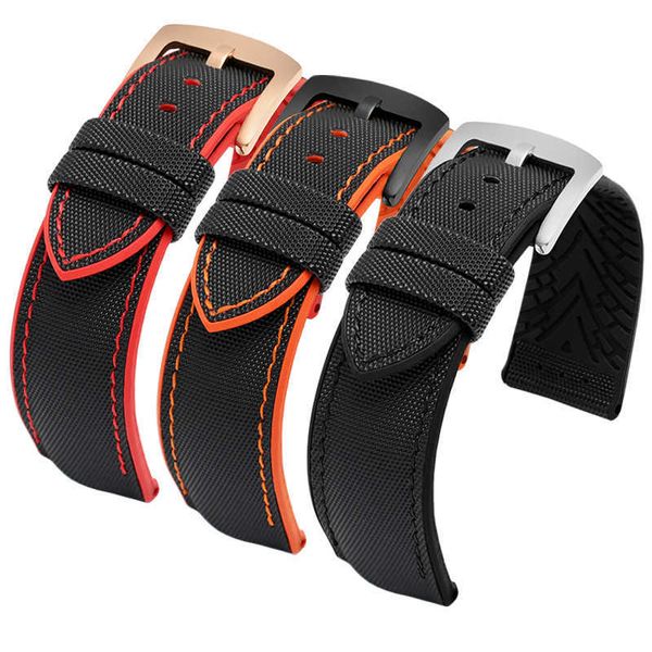 nylon silicone bottom watch band men's waterproof 20mm 22mm 24mm general style black strap for mido c-itizen watch bracelet h0915, Silver
nylon silicone bottom watch band men's waterproof 20mm 22mm 24mm general style black strap for mido c-itizen watch bracelet h0915, Silver