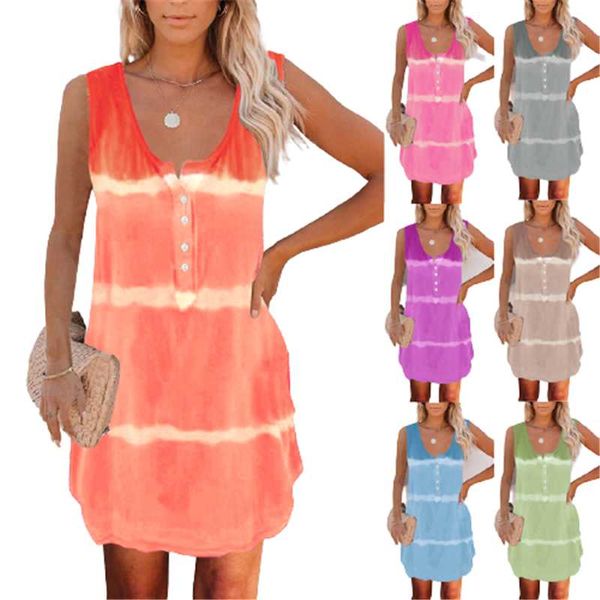 casual dresses striped print women dress 2021 summer beach loose v-neck sleeveless mini sundress female vestidos, Black;gray
casual dresses striped print women dress 2021 summer beach loose v-neck sleeveless mini sundress female vestidos, Black;gray