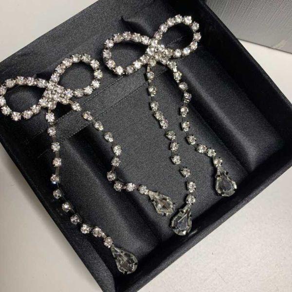 dangle & chandelier 2021 korean fashion sweet bow tassel full rhinestone pendant earrings for women bowknot long bride fairy banquet jewelry, Silver
dangle & chandelier 2021 korean fashion sweet bow tassel full rhinestone pendant earrings for women bowknot long bride fairy banquet jewelry, Silver