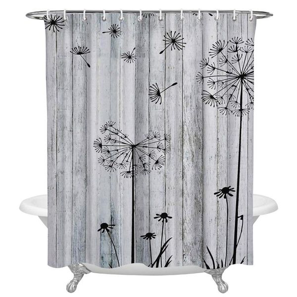 dandelion flowers wood board shower curtain polyester fabric waterproof curtains modern bathroom
dandelion flowers wood board shower curtain polyester fabric waterproof curtains modern bathroom