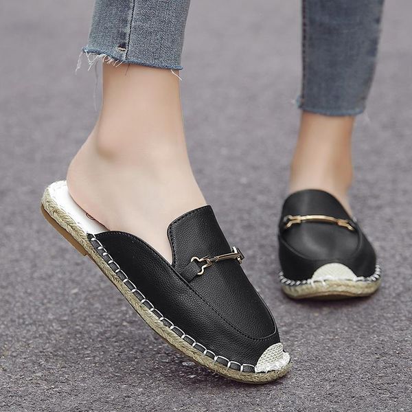 slippers summer baotou fashion half-drag women's shoes comfortable lazy casual flat slip-on for women sandals, Black
slippers summer baotou fashion half-drag women's shoes comfortable lazy casual flat slip-on for women sandals, Black