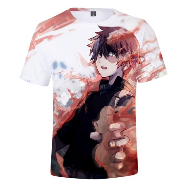 my hero academia 3d digital color print personalized casual short sleeve t-shirt cosplay men's t-shirts, White;black
my hero academia 3d digital color print personalized casual short sleeve t-shirt cosplay men's t-shirts, White;black