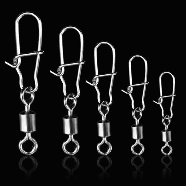 fishing hooks walk fish 50pcs/lot 2# 4# 6# 8# 10# connector pin bearing rolling swivel stainless steel with snap fishhook lure tackle
fishing hooks walk fish 50pcs/lot 2# 4# 6# 8# 10# connector pin bearing rolling swivel stainless steel with snap fishhook lure tackle