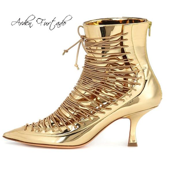 boots arden furtado fashion women's shoes pointed toe stilettos heels cross tied classics leather elegant ladies gold 41 42, Black
boots arden furtado fashion women's shoes pointed toe stilettos heels cross tied classics leather elegant ladies gold 41 42, Black