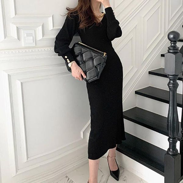 casual dresses japan style long sleeve dress korean fashion autumn women thin simple elegant thick v-neck puff, Black;gray
casual dresses japan style long sleeve dress korean fashion autumn women thin simple elegant thick v-neck puff, Black;gray