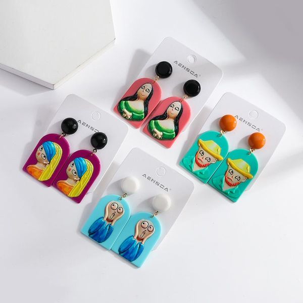 dangle & chandelier aensoa 5 styles earrings for women fashion acrylic geometric drop korean graffiti figure earring jewelry, Silver
dangle & chandelier aensoa 5 styles earrings for women fashion acrylic geometric drop korean graffiti figure earring jewelry, Silver