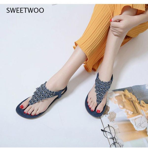 sandals 2021 women's flip flops ladies shoes fashion bohemian flat summer beach, Black
sandals 2021 women's flip flops ladies shoes fashion bohemian flat summer beach, Black