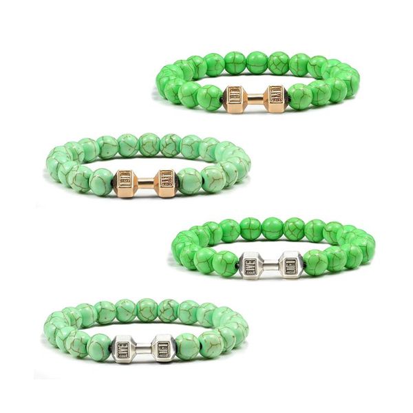 beaded, strands fashion green dumbbell accessories men sports fitness bracelet women yoga meditation distance bracelets jewelry couples gift, Black
beaded, strands fashion green dumbbell accessories men sports fitness bracelet women yoga meditation distance bracelets jewelry couples gift, Black