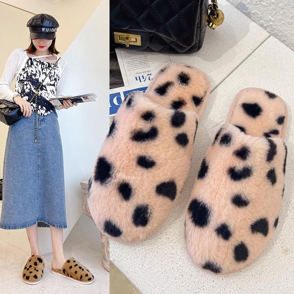 slippers flock big size shoes ladies' cover toe fur flip flops slipers women low soft leopard plush massage 2021 flat totem fabr, Black
slippers flock big size shoes ladies' cover toe fur flip flops slipers women low soft leopard plush massage 2021 flat totem fabr, Black