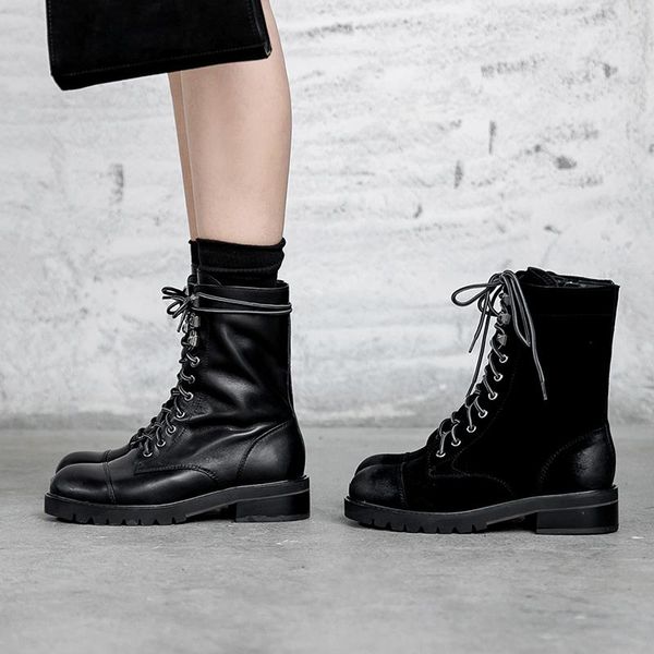 boots ods women for plush warm ankle boot genuine leather winter shoes british wind women's motorcycle black
boots ods women for plush warm ankle boot genuine leather winter shoes british wind women's motorcycle black