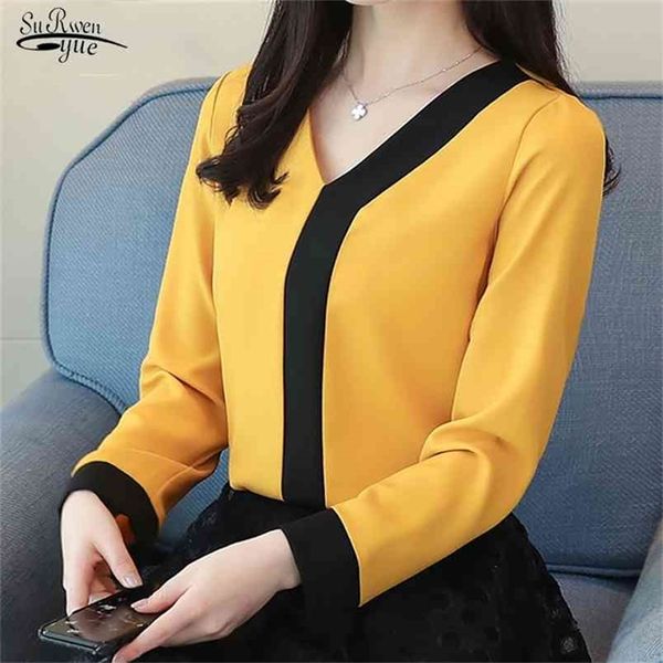 casual chiffon blouse office lady shirt women and long sleeve v-neck fashion 's clothing d826 210421, White
casual chiffon blouse office lady shirt women and long sleeve v-neck fashion 's clothing d826 210421, White