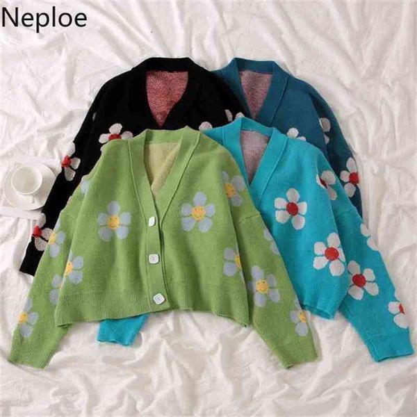 neploe preppy style flower knit cardigans sweater women v neck loose elegaht thicked pull femme print short casual coat 46565 210812, White;black
neploe preppy style flower knit cardigans sweater women v neck loose elegaht thicked pull femme print short casual coat 46565 210812, White;black