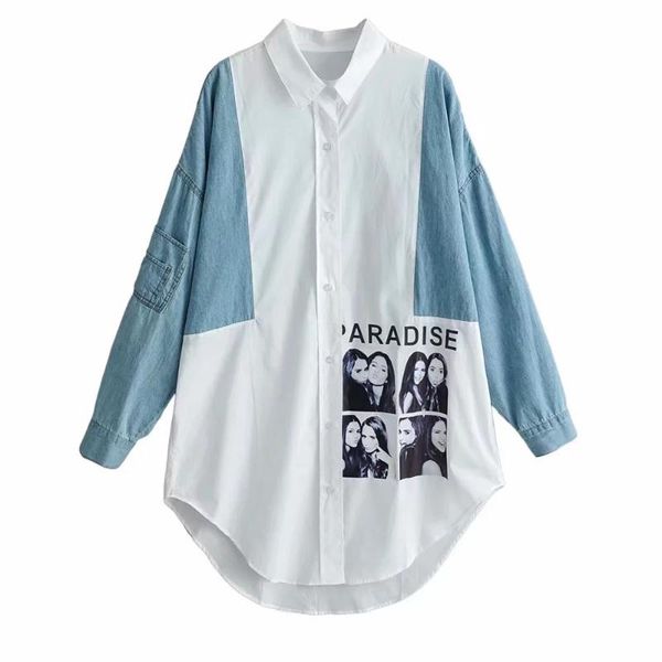 women's blouses & shirts zxqj womens cotton long 2021 stylish ladies chic oversize blouse loose maternity clothes street-wear girls fe, White
women's blouses & shirts zxqj womens cotton long 2021 stylish ladies chic oversize blouse loose maternity clothes street-wear girls fe, White