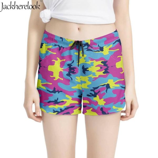 women's shorts jackherelook colorful camouflage print summer leisure short 2021 elastic waist low sport swim bottom ladies, White;black
women's shorts jackherelook colorful camouflage print summer leisure short 2021 elastic waist low sport swim bottom ladies, White;black