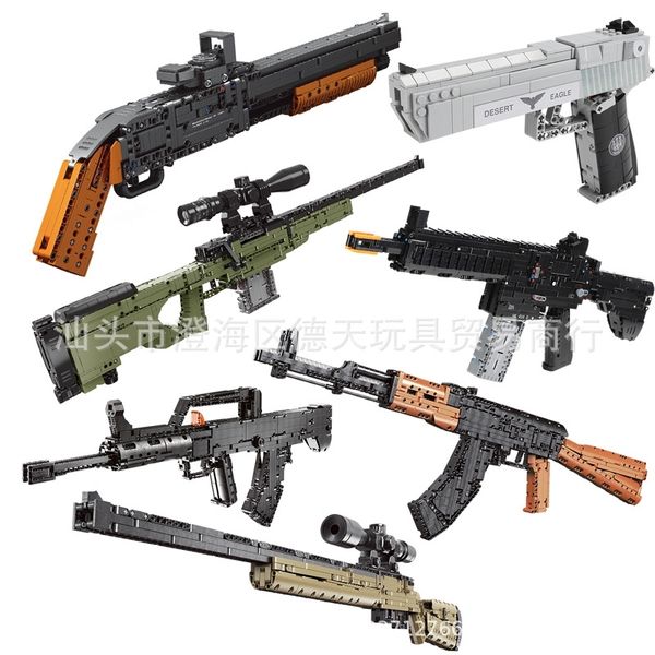 xingbao 24001-07amw blocker gun building block model 98k desert eagle eating chicken pistol boy toy
xingbao 24001-07amw blocker gun building block model 98k desert eagle eating chicken pistol boy toy