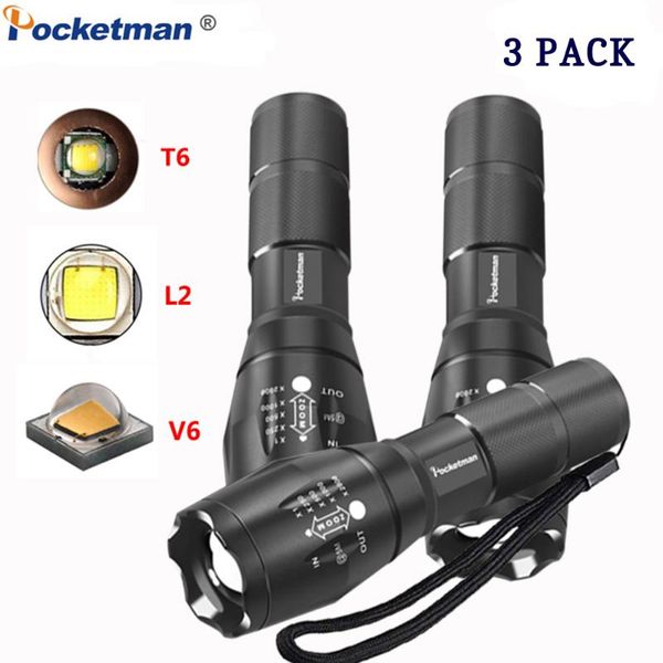 1/2/3 pcs 12000lm led xp-l-v6 torch t6/l2/v6 lanterna zoomable with 5 modes used 18650 flashlights torches
1/2/3 pcs 12000lm led xp-l-v6 torch t6/l2/v6 lanterna zoomable with 5 modes used 18650 flashlights torches