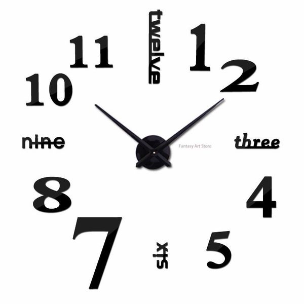 wall clocks quartz home decoration acrylic mirror large clock 3d diy size modern design unique fashion gift
wall clocks quartz home decoration acrylic mirror large clock 3d diy size modern design unique fashion gift