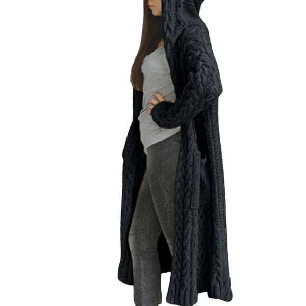 women's jackets cardigan women solid color long sleeve braid knit hooded sweater coat overcoat loose ladies sweaters plus size, Black;brown
women's jackets cardigan women solid color long sleeve braid knit hooded sweater coat overcoat loose ladies sweaters plus size, Black;brown