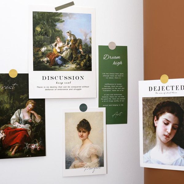 7sheets ins european style artist painting pography props postcard bedroom desk diy card wall decoration gift wrap
7sheets ins european style artist painting pography props postcard bedroom desk diy card wall decoration gift wrap