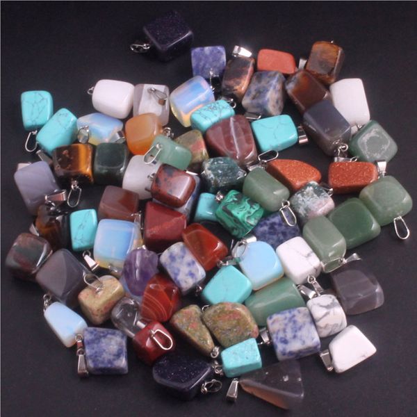 irregular colorful natural crystal stone quartz chain pendant necklaces silver plated fashion jewelry for women girl party club accessories
irregular colorful natural crystal stone quartz chain pendant necklaces silver plated fashion jewelry for women girl party club accessories