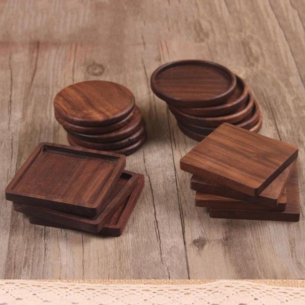 mats & pads 1pc beech black walnut wood retro insulation cup mat household square round
mats & pads 1pc beech black walnut wood retro insulation cup mat household square round
