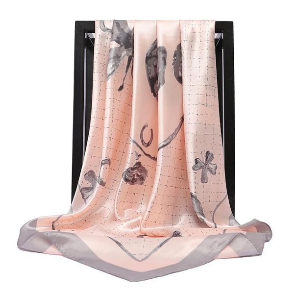 scarves 2021 head foulard soie square ladies 90x90cm scarf fashion satin silk women flower print large shawl, Blue;gray
scarves 2021 head foulard soie square ladies 90x90cm scarf fashion satin silk women flower print large shawl, Blue;gray