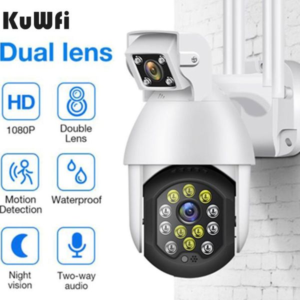 kuwfi 1080p dual lens wifi ip camera 12 lights motion detection security cameras wireless ptz ir cam two way speak audio
kuwfi 1080p dual lens wifi ip camera 12 lights motion detection security cameras wireless ptz ir cam two way speak audio