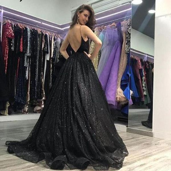 party dresses black sequin prom dress v-neck long vintage custom made evening for women abiye gece elbisesi, White;black
party dresses black sequin prom dress v-neck long vintage custom made evening for women abiye gece elbisesi, White;black