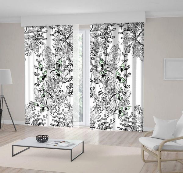 curtain & drapes summer garden flowers leaves abstract floral pattern doodle style monochrome artwork white black green
curtain & drapes summer garden flowers leaves abstract floral pattern doodle style monochrome artwork white black green