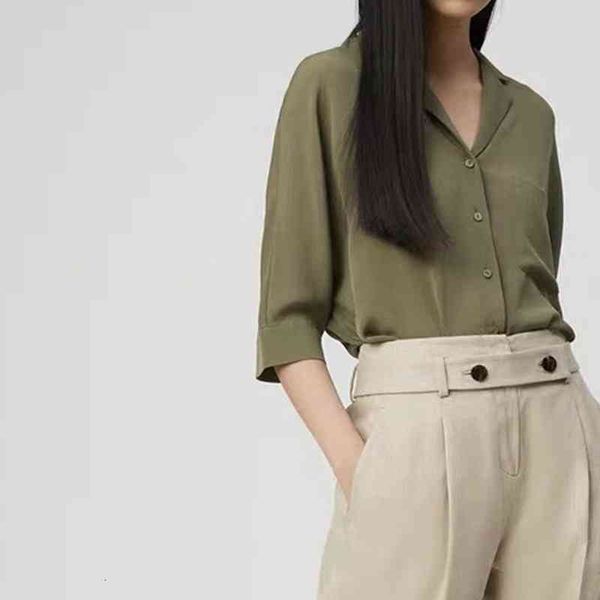 women's blouses & shirts olive green silk women's wear, long sleeved shirt, bow, spring and summer, novelty, White
women's blouses & shirts olive green silk women's wear, long sleeved shirt, bow, spring and summer, novelty, White