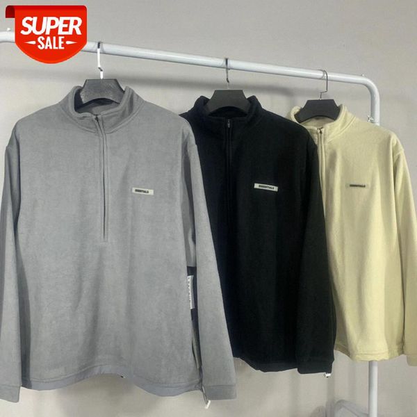 polar fleece half-zip collar long-sleeved sweater street brand men's and women's sweatshirts #q97x, Black
polar fleece half-zip collar long-sleeved sweater street brand men's and women's sweatshirts #q97x, Black