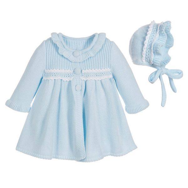 pannuo baby clothing knitting pure color princess skirt cotton children's sweater long sleeve dress, White
pannuo baby clothing knitting pure color princess skirt cotton children's sweater long sleeve dress, White