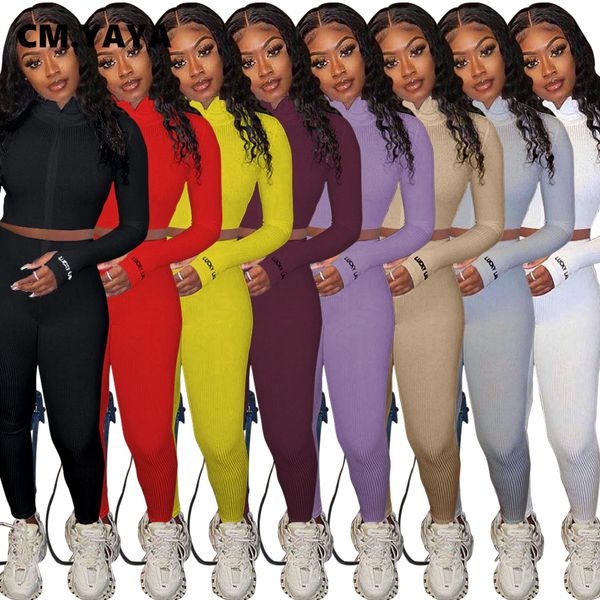 sports luy lable embroidery ribbed womens set zipper legging pants set knitted trasuit two piece outfit activeby air, White
sports luy lable embroidery ribbed womens set zipper legging pants set knitted trasuit two piece outfit activeby air, White