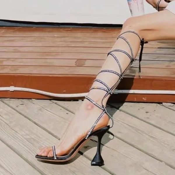 sandals rhinestone knee thigh high gladiator women kitten heels lace up sandal party shoes nightclub strappy, Black
sandals rhinestone knee thigh high gladiator women kitten heels lace up sandal party shoes nightclub strappy, Black