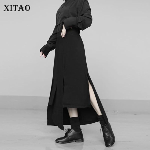 skirts xitao tassel split skirt fashion black irregular small fresh minority casual style elastic waist loose dmy3509
skirts xitao tassel split skirt fashion black irregular small fresh minority casual style elastic waist loose dmy3509