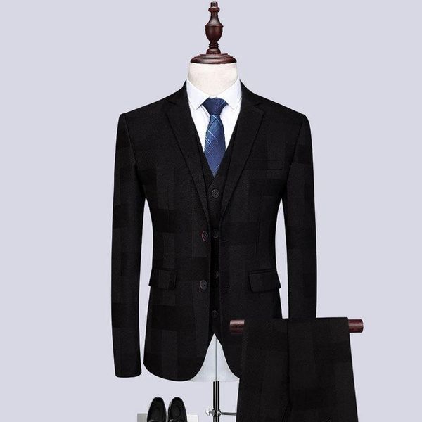 men's suits & blazers party / evening 3 pcs notch tailored fit single breasted two-buttons patch pocket checkered polyester men suit m-, White;black
men's suits & blazers party / evening 3 pcs notch tailored fit single breasted two-buttons patch pocket checkered polyester men suit m-, White;black