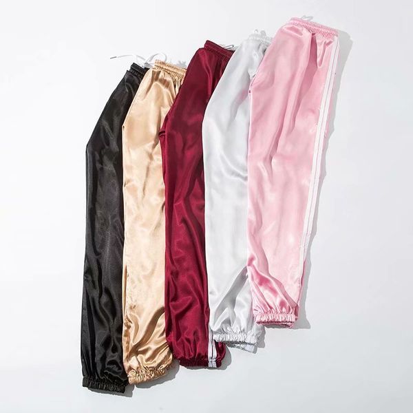 summer fashion satin cargo pants women loose casual sports trend joggers streetwear long pant female all-match trousers, Black;white
summer fashion satin cargo pants women loose casual sports trend joggers streetwear long pant female all-match trousers, Black;white