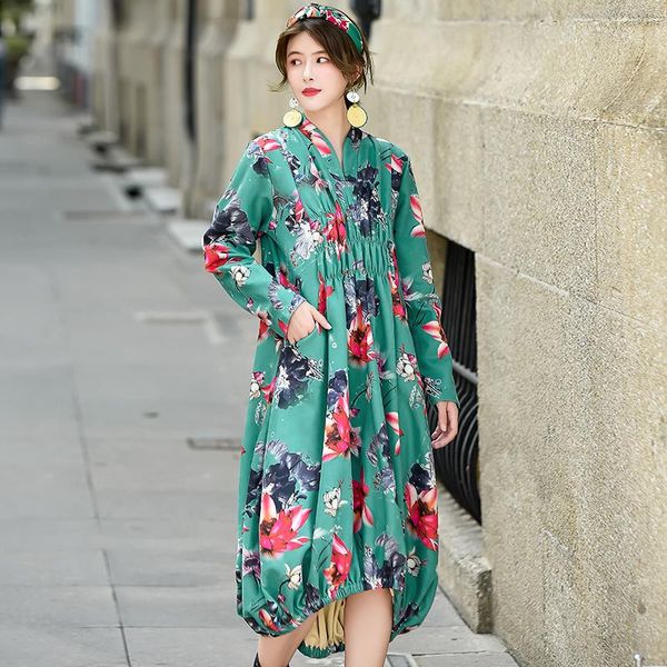 casual dresses retro women's o-neck party girl's summer national style season print clothing lady a-line mid-calf houthion, Black;gray
casual dresses retro women's o-neck party girl's summer national style season print clothing lady a-line mid-calf houthion, Black;gray