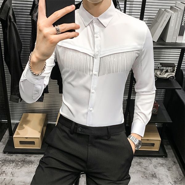 men's polos cotton shirts, high-quality men's fashions, clean business slim cut leisure lapel large size cfiu, White;black
men's polos cotton shirts, high-quality men's fashions, clean business slim cut leisure lapel large size cfiu, White;black